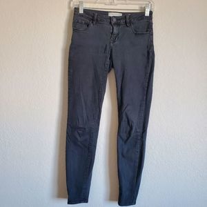 PacSun Black Super Low Rise Skinny Jeans